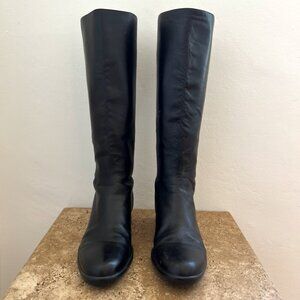 '00s PRADA | leather knee-high boots